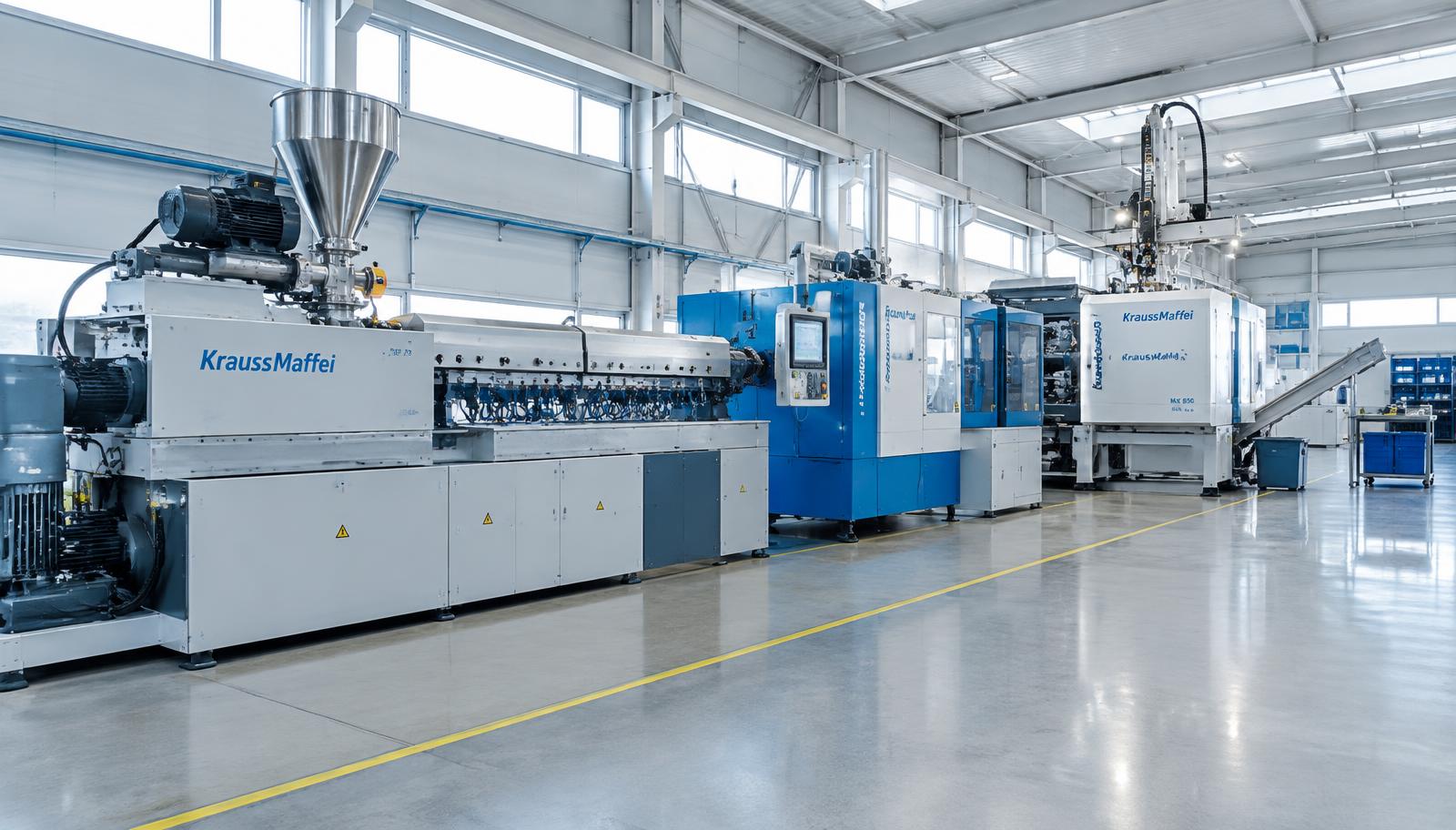 Polymer processing plant