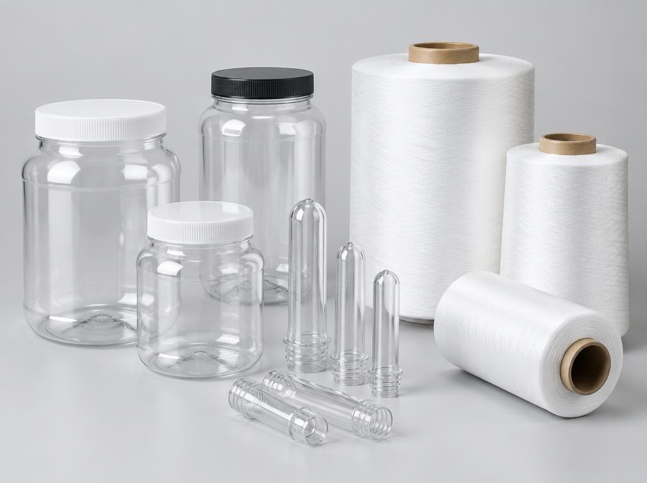 Products made from Polyethylene Terephthalate